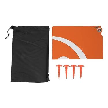 Imagem de Drone estacionamento Avental Pad Universal Resistência ao dobrável Doubil sideling Drone Pad para o gramado de praia Use material de couro PU 21.65in Tamanho quadrado com bolsa