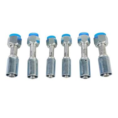 Imagem de Wisepick Conjunto de 6 peças de ar condicionado #6#8#10 AC para mangueira reduzida fêmea Oring Beadlock reto