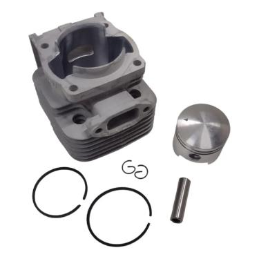 Imagem de Kit Cilindro 44mm Pistão e Anéis Roçadeira 52cc Kawashima KW52 Tekna RL520 Toyama TBC52 Garthen Buffalo Matsuyama Vulcan Nagano Importadas Multimarcas