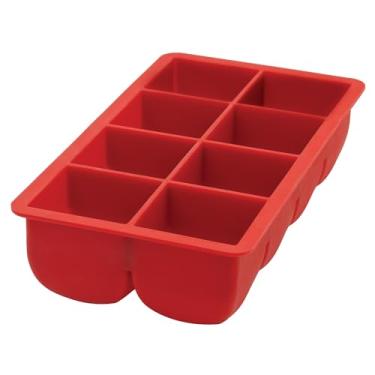 Imagem de Bandeja de cubo de gelo para coquetéis HIC flexível, de silicone, cubos de 5 cm