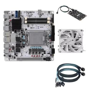 Imagem de Placa mãe Q670 NAS ITX Firewall Mainboard para 12/13/14ª geração LGA1700 2*DDR5 2 * 2,5G LAN 1*PCIE5.0x16 Max 8*SATA 6*M.2 NVMe 2X Intel 2.5G Porta de rede (Q670 todos)