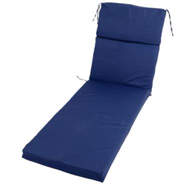 Imagem de Asixxsix Almofada de Lounge, 21,65x72.05x2.95in Cp PP Cotding de Algodão Confortável Almofada de Espreguiçadeira Ao Ar Livre, Almofadas de Espreguiçadeira para Móveis Ao Ar Livre, Piscina,