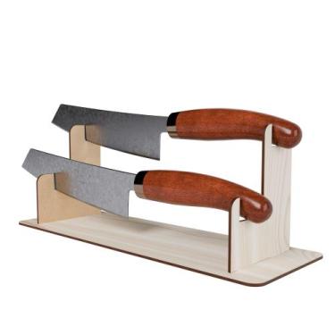 Imagem de Suporte Decorativo MDF para 2 Facas Grandes de Cozinha - R9 Decor