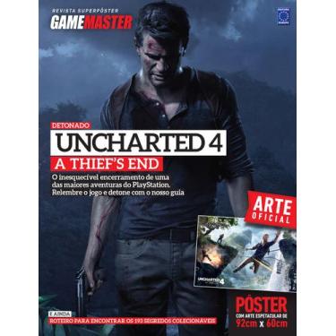 Imagem de Pôster Gigante - Uncharted 4 - 50cm x 70cm Sem Dobras - Editora Europa