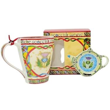 Imagem de Royal Tara Caneca Celta The Scottish Thistle 368 g (Conjunto 2 - Suporte de Caneca + Chá em uma caixa)