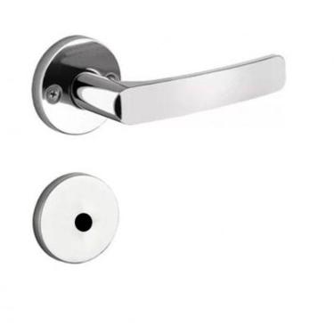 Imagem de Fechadura Soprano Banheiro Pali Roseta Redonda Cromada 40mm*