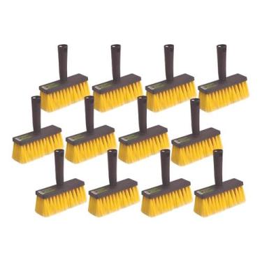 Imagem de 12 Broxa Para Pintura Pedreiro Retangular Odim 11,7x4,3Cm