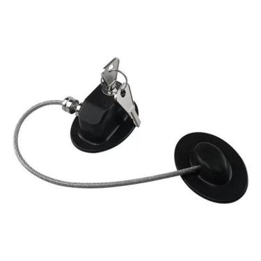 Imagem de Bloqueador Trava Segurança Preto Criança Armário V5438