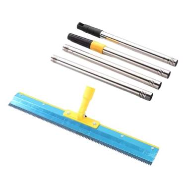 Imagem de IEUDNS Rodo para revestimento de cimento epóxi em pisos, tipo vertical, ferramenta manual de construção para aplicação de epóxi em pisos, autonivelante e