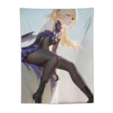 Imagem de LIEGBMEU Tapeçaria de biquíni sexy anime menina quente 76,2 x 101,6 cm interior exterior parede colcha arte decoração de tapeçaria caprichosa, AF092