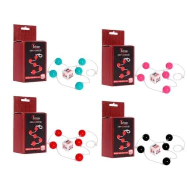 Imagem de Bolinha Tailandesa P Com Dado Linha Diversão Cordão Tailandês P com Dado Saúde e Prazer BTD012 (LILÁS)