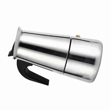Imagem de Akozon Cafeteira de Cafeteira de Aço Inoxidável Moka Pot - 450 Ml de Percolator para Uso Em Casa e Escritório - Fabricante de café Expresso de Fogão Com Alça Ergonômica (450ml)