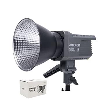Imagem de Luz de vídeo LED amaran 100dS Studio Light Daylight, atualização 100d amaran, controle de aplicativo Bluetooth, 8 efeitos de iluminação pré-programados, fonte de alimentação CC/CA, luz fotográfica