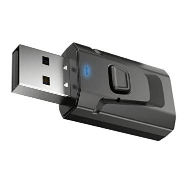 Imagem de Zhjvihx Receptor USB Bluetooth5.0, Anti -interferência 4 Em 1 Carro Transmissor para Alto -falantes para PC