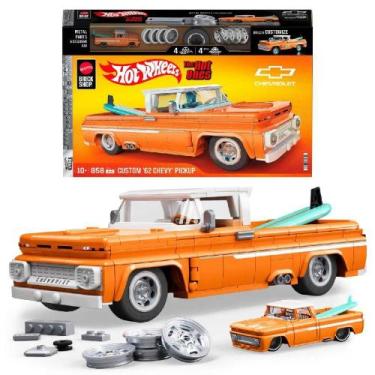 Imagem de Hot Wheels Brick Shop Elite Carro Chevy de 1962 - Mattel
