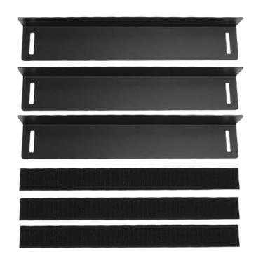 Imagem de Fockety Organizador do Porta -malas de Carros, 3pcs de Carbono Aço do Tronco de Carros Painel Divisor Ajustável e Vinculável Divisor Traseiro Divisor Com Prendedores de Loop para Viagem