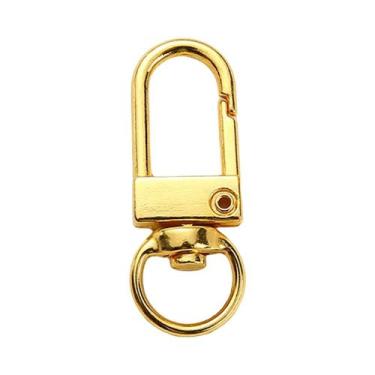 Imagem de Fecho De Lagosta Giratório Dourado Para Cachorro, Ganchos, 10, 50, 100