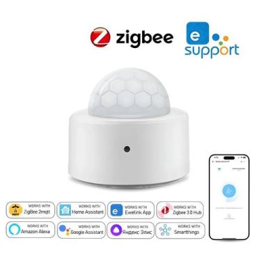 Imagem de Sensor De Movimento PIR Zigbee 3.0 Para Casa Inteligente Detector Infr