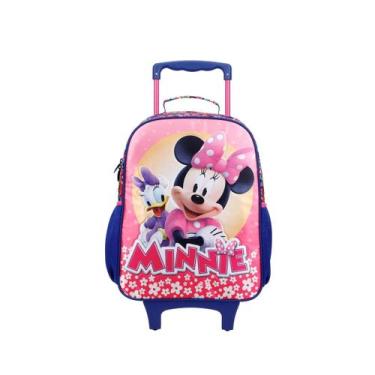 Imagem de Mochila com Rodas Alças 16 Minnie R - Xeryus, Rosa