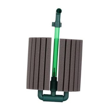 Imagem de Gralara Filtro de esponja para aquário, saída de água, de filtragem ajustável, esponjas bioquímicas, filtro de espuma para bomba de ar (sem bomba), 27.5 Cm a 41 Cm