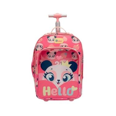 Imagem de PUKET - Mochila com Rodinha Puket Menina Panda Romântico Rosa