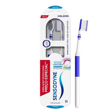 Imagem de Escova Dental Sensodyne Proteção Completa 2 Unidades