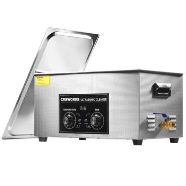 Imagem de Limpador ultrassônico CREWORKS 22L com aquecedor e temporizador 480W