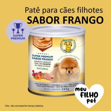 Imagem de Patê Natural Super Premium Frango Filhote - Comida para Cachorro, Raçã