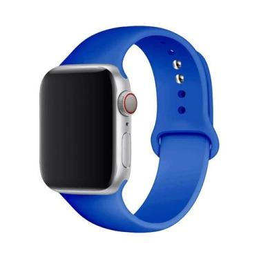 Imagem de Pulseira De Silicone Esportiva De 49mm 44mm 45mm 40mm 41 42mm 46mm Par