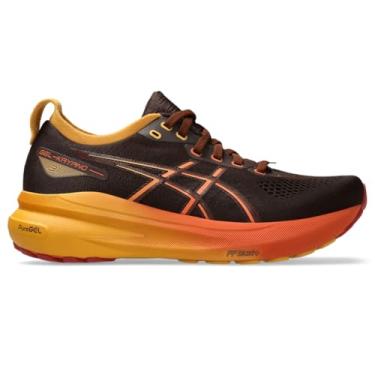 Imagem de ASICS Tênis de corrida feminino Gel-Kayano 31, Café/laranja Nova, 11