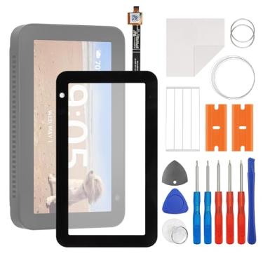 Imagem de SWARK Nova substituição de digitalizador de vidro para tela sensível ao toque + OCA compatível com Echo Show 5 2019 com kit de reparo atualizado - sem tela LCD