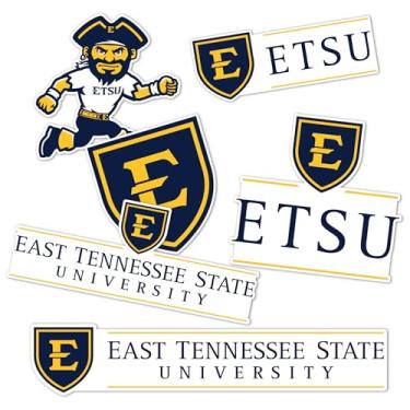 Imagem de Desert Cactus Adesivo East Tennessee State University ETSU Buccaneers Bucsr Decalques de vinil Laptop Garrafa de água Carro Scrapbook Folha T2 (Tipo 2-2)
