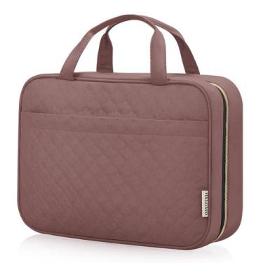 Imagem de Bolsa de higiene pessoal de viagem HXLGMD para mulheres com gancho e b