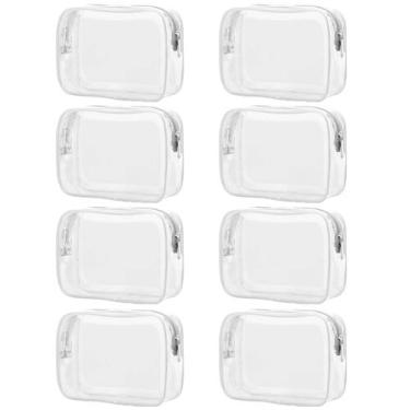 Imagem de Sacos de cosméticos Tergy Waterproof Toiletry PVC Travel, pacote com 6