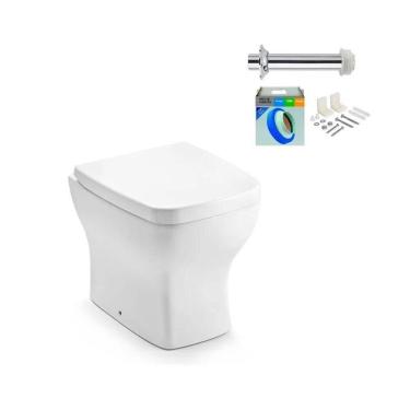 Imagem de Kit Incepa Boss Vaso Convencional+Assento Sof Close PP+anel Ved.+tubo Lig.+ Cj Fix.branco 1897270011100