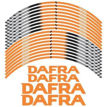 Imagem de Friso Adesivo Refletivo Dafra - Alta Durabilidade e Proteção - Cromo S