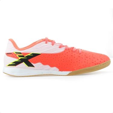 Imagem de Chuteira OXN Futsal Genio 4 PRO Laranja e Branco - Masculino-Masculino
