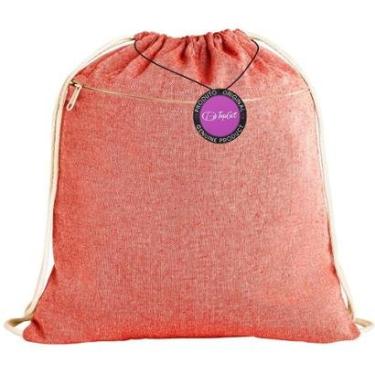 Imagem de Mochila tipo Saco Gym Sack em Algodão Reciclado 37x41cm Lade TopGet-Unissex