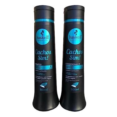 Imagem de Kit Haskell Cachos Sim Definição Shampoo 500ML + 1 Condicionador 500ML