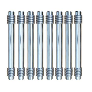 Imagem de DASPARTS Tubos de haste de pressão 00-8521-0 311109335 aço inoxidável sem vedações conjunto de 8 compatível com Dune Buggy