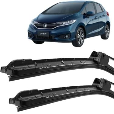 Imagem de TIGER AUTO - PALHETA PARA PARABRISA DIANTEIRO/TRASEIRO EM SILICONE COMPATIVEL COM FIT 2003>2008