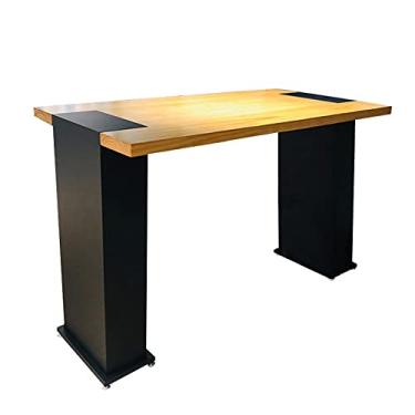 Imagem de YAYA2021-SHOP Mesa de bar mesa de bar bar casa mesa alta cozinha bar mesa mesa de jantar bar balcão casa (tamanho: 14060105 cm)