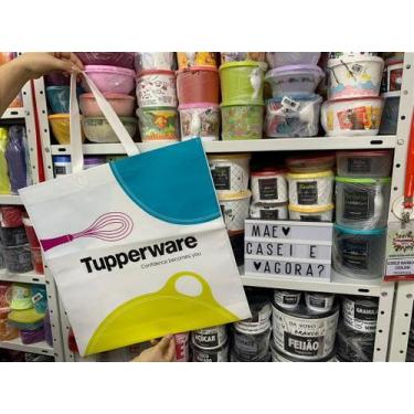 Imagem de Sacola Grande Branca Tupperware - Capacidade de 5 kg