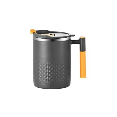 Imagem de GRFIT Caneca de café de 450 ml, capacidade à prova de vazamento, isolamento térmico, copo de água de aço inoxidável com tampa, suprimentos domésticos, caneca de café (tamanho: 3)