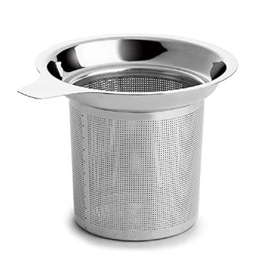 Imagem de Infusor de chá de malha extrafina, coador de chá de aço inoxidável para chá e café de folhas soltas, com grande capacidade e fácil de limpar, alça única para pendurar em bules, canecas, xícaras
