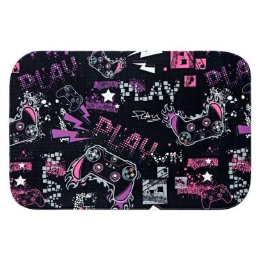 Imagem de Tapete Estampado Game Win Pink 60cm X 40cm Antiderrapante
