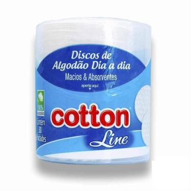 Imagem de Disco de Algodão Cotton Line - Pote com 30 Unidades - MelhorMed