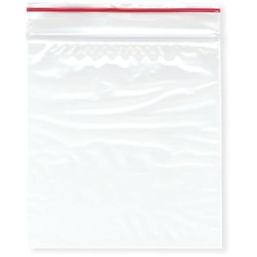 Imagem de Minigrip Red Line 10 x 10 cm (pacote com 300), sacos plásticos reutilizáveis com zíper de 2 mm