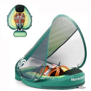 Imagem de Baby Pool Float Mambobaby com dossel de abacate não inflável - Ultibe