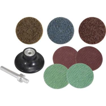 Imagem de Jogo De Discos De Lixa Esponja Abrasiva 50mm 9 Peças Vonder